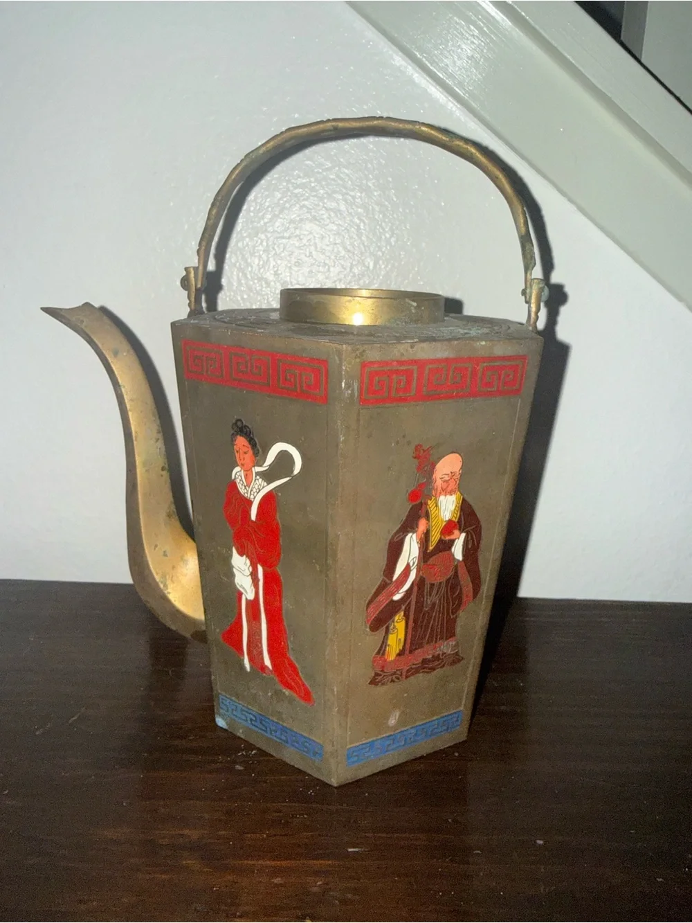 Vintage Chinese Brass Teapot